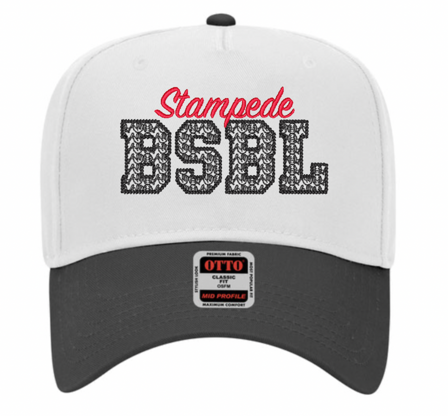 Stampede BSBL - Bat & Glove Embroidered Hat