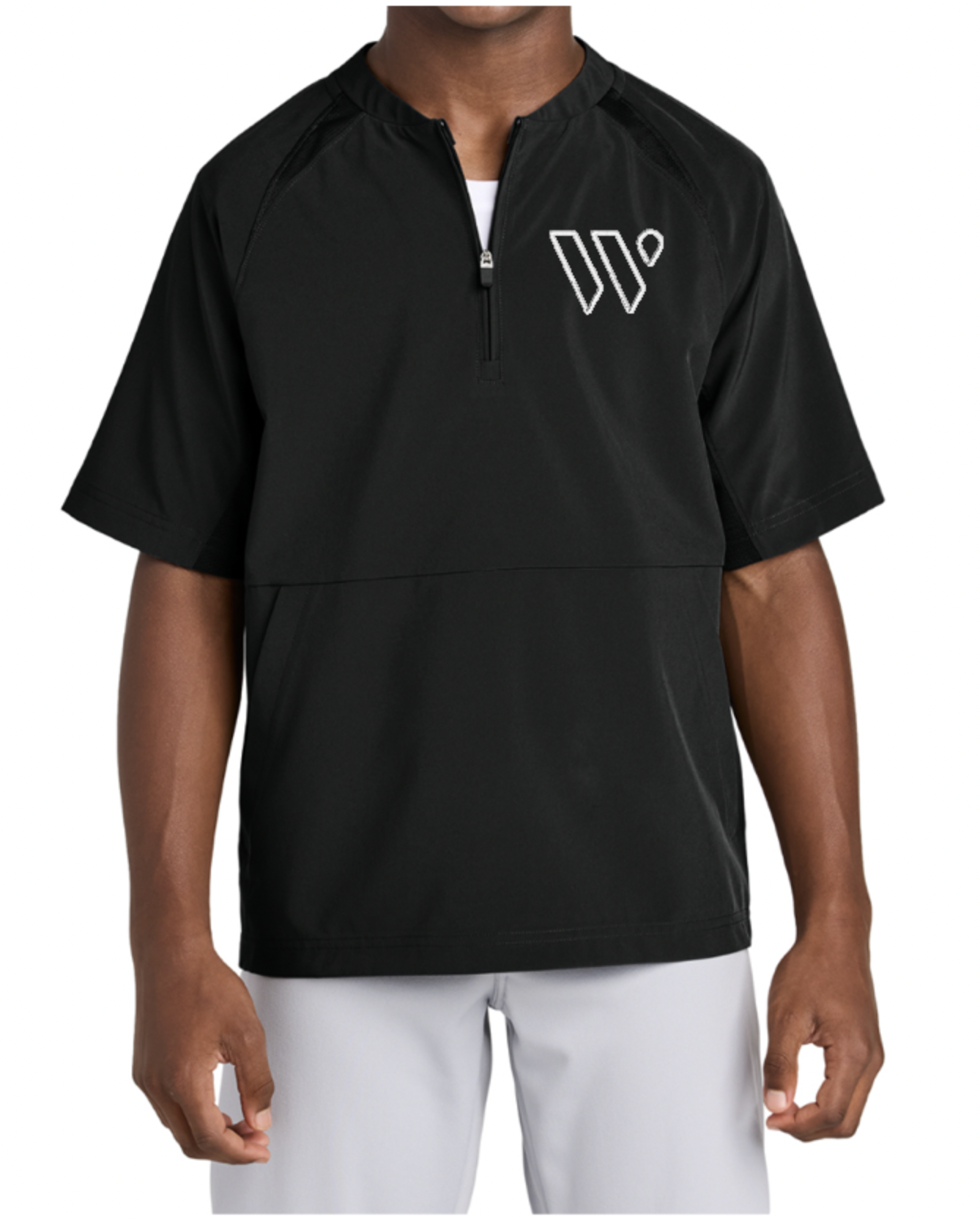 Water - Embroidered cage jacket pullover