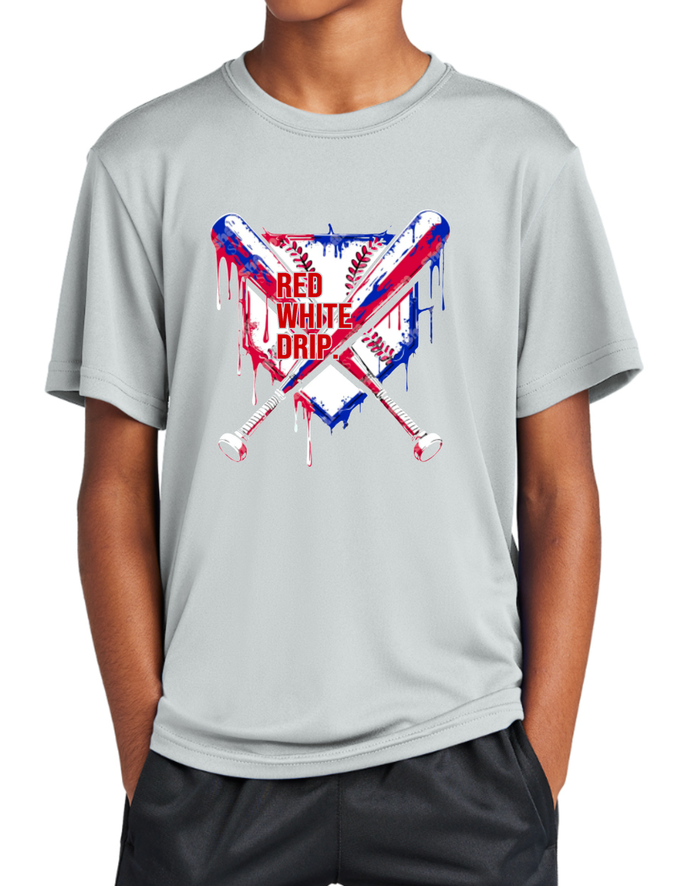 RED WHITE DRIP - USA