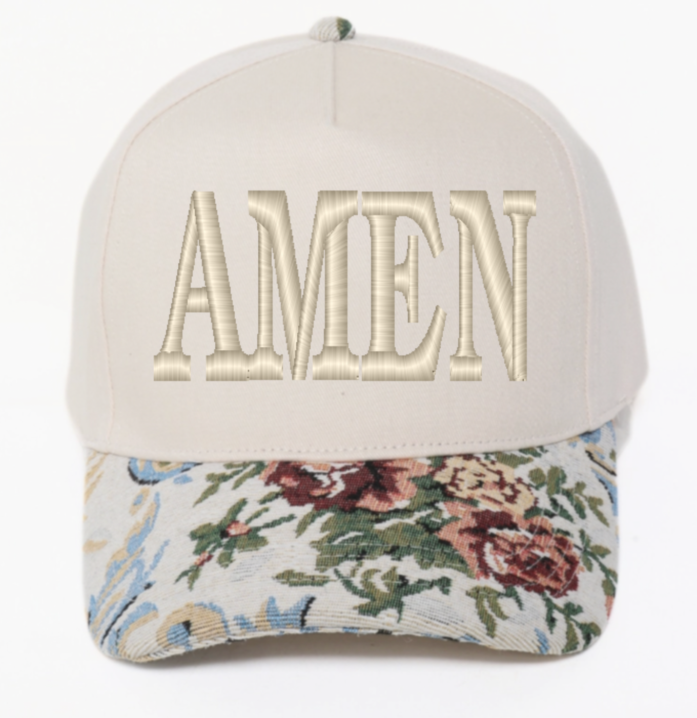 AMEN puff - floral hat