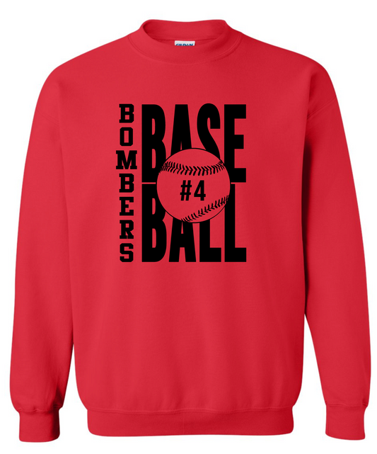BOMBERS BASEBALL - Custom Number