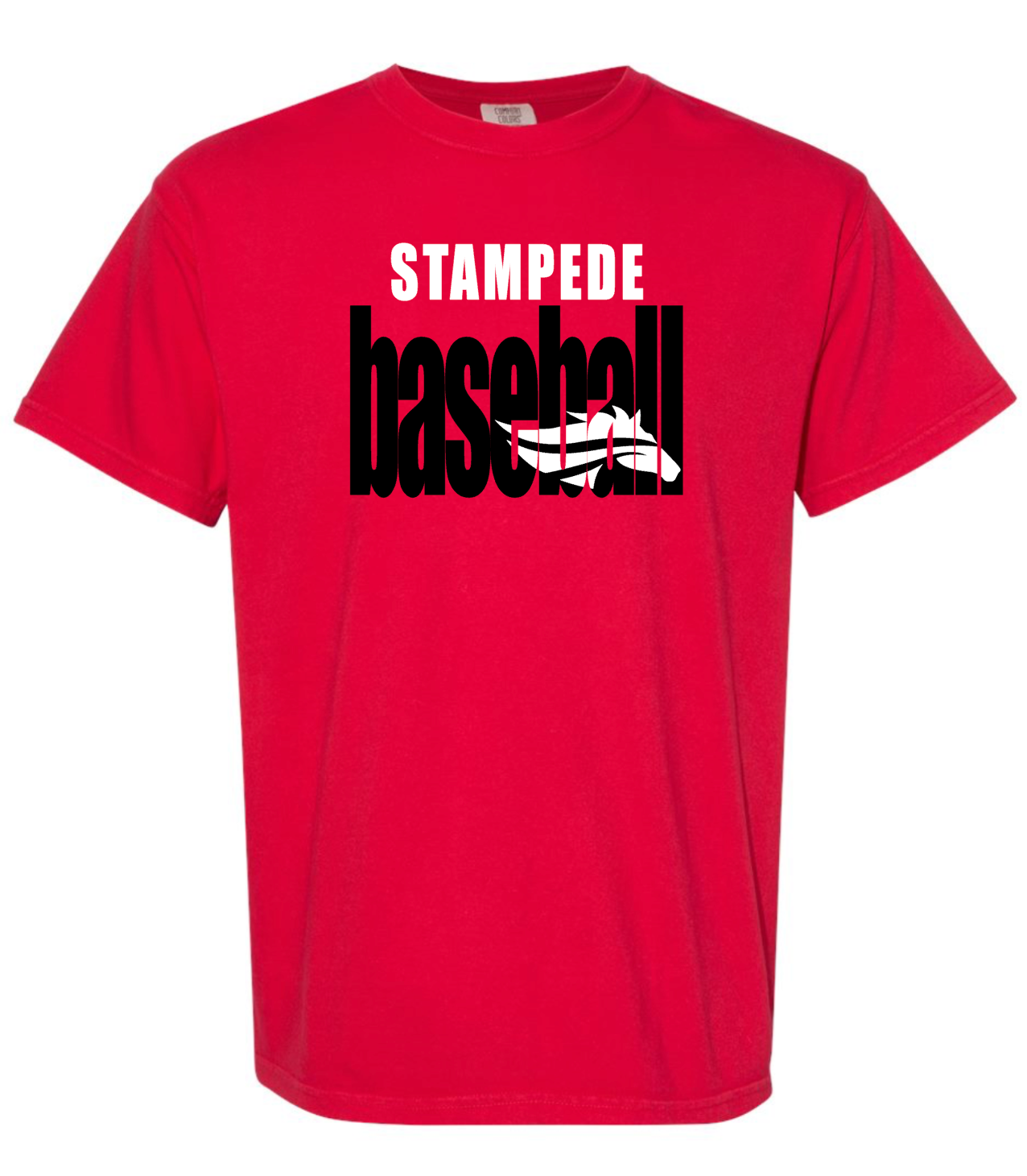 Stampede baseball silhouette