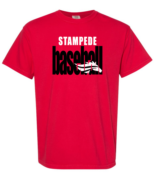 Stampede baseball silhouette