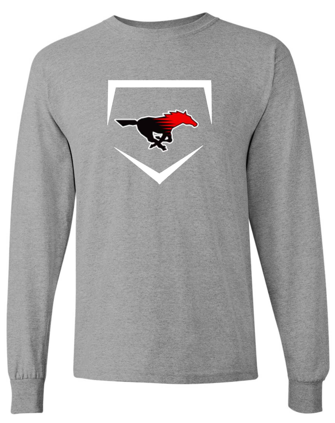 BASEBALL LOGO - GRAY