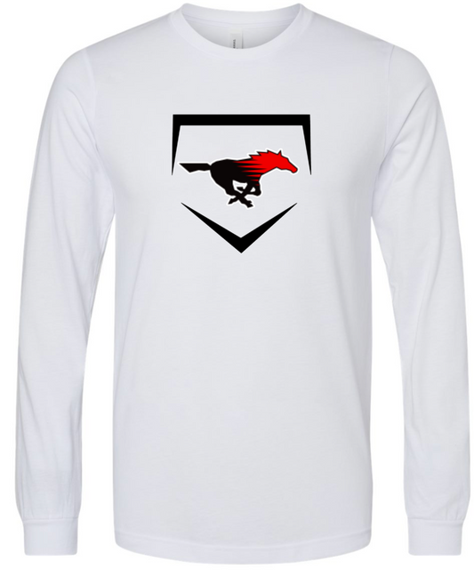 BASEBALL LOGO - WHITE