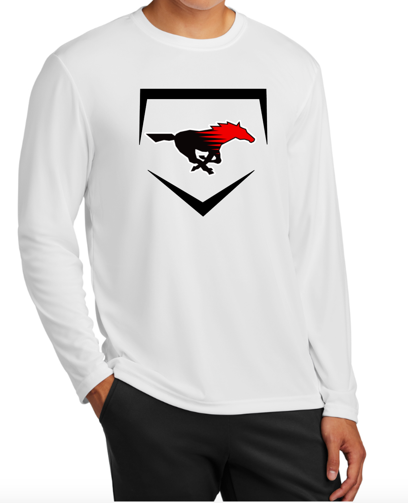 BASEBALL LOGO - WHITE