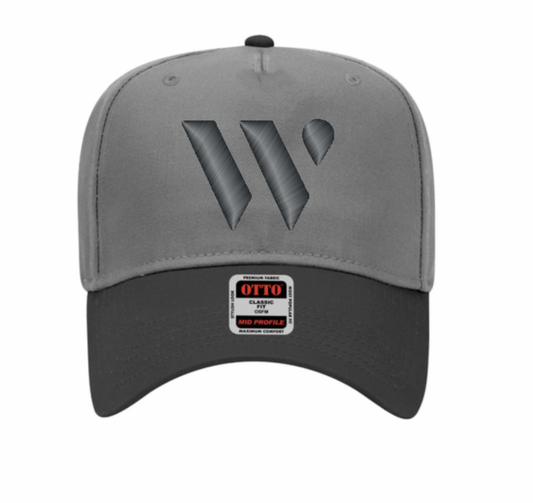 Water logo - monochrome hat
