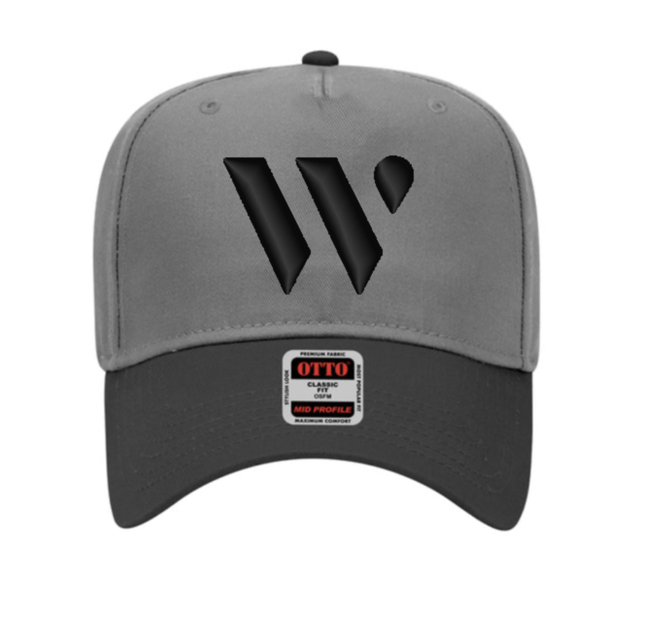 Water logo - monochrome hat