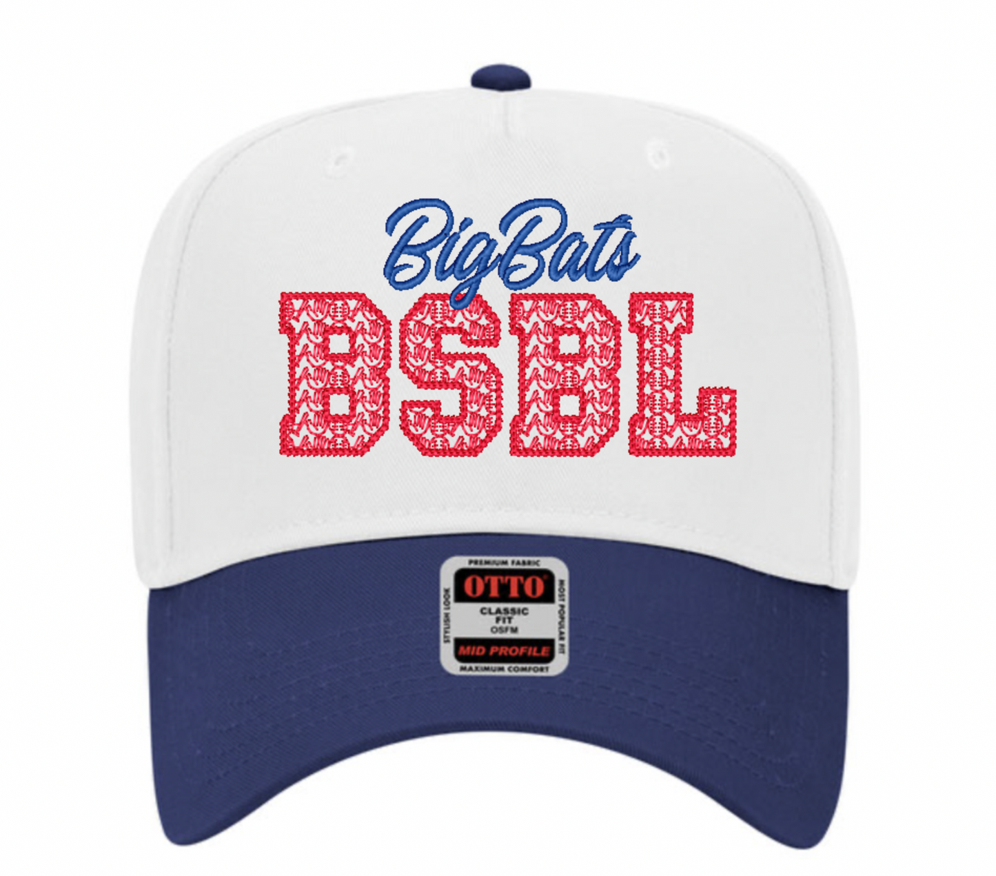Big Bats - Bat & Glove Embroidered Hat