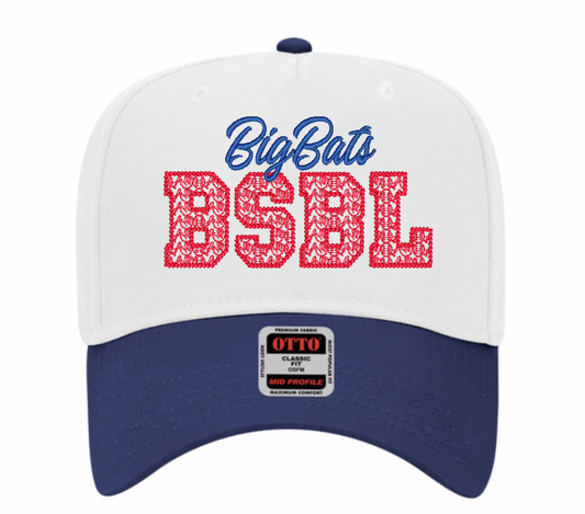 Big Bats - Bat & Glove Embroidered Hat