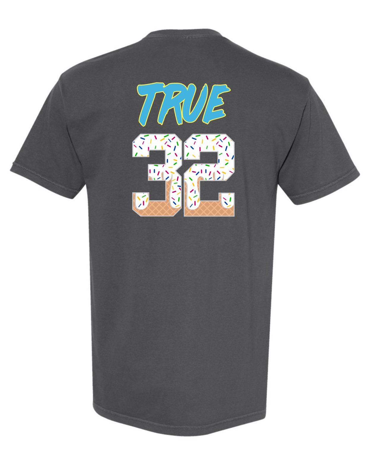 NATURALS Baseball drip FRONT & BACK - Custom NAME & NUMBER backside