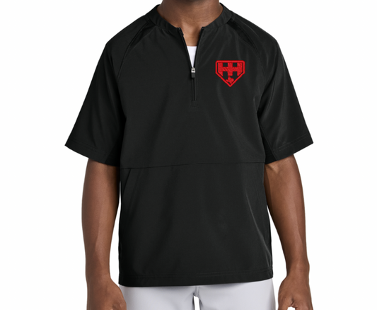 Heaters logo - Embroidered cage jacket pullover