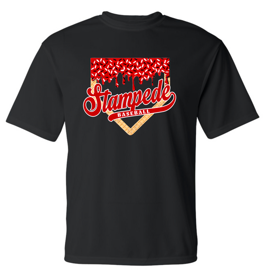 STAMPEDE Baseball drip - Custom NAME & NUMBER