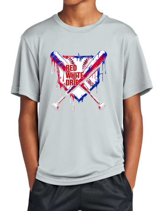 RED WHITE DRIP - USA