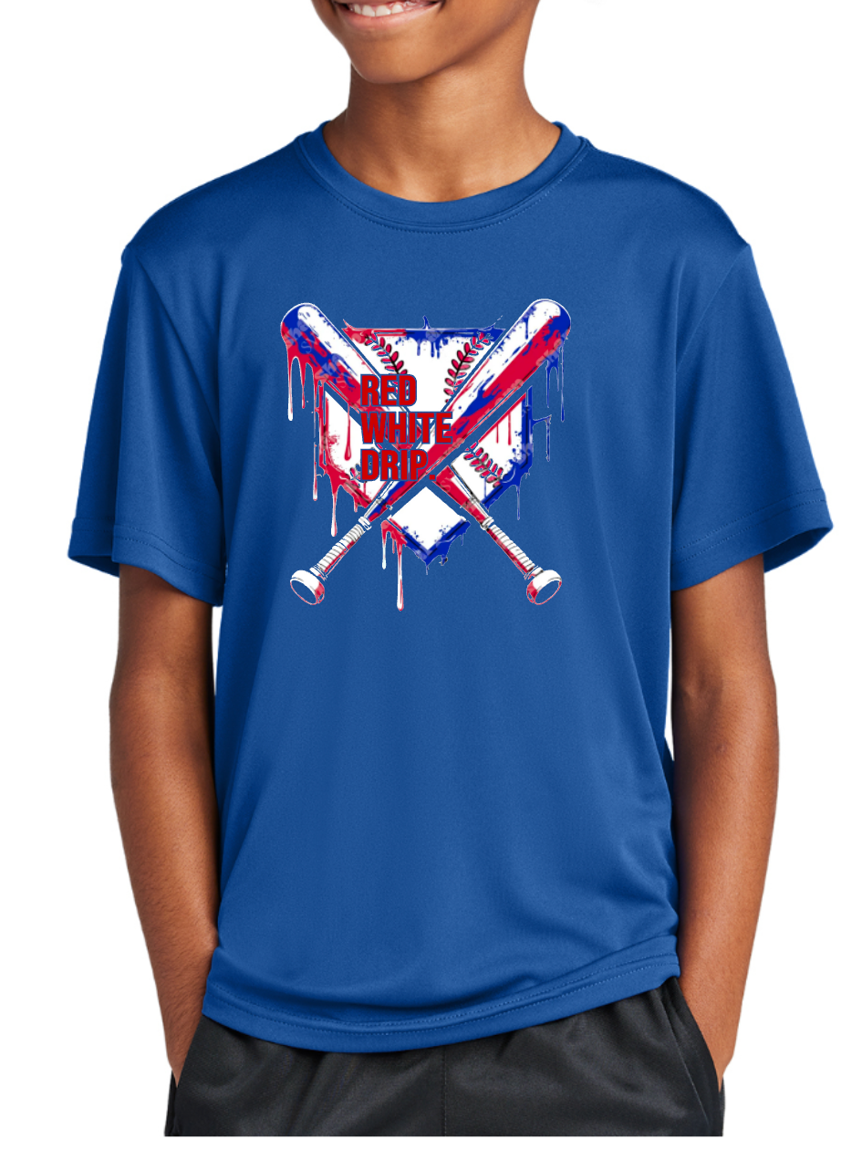 RED WHITE DRIP - USA