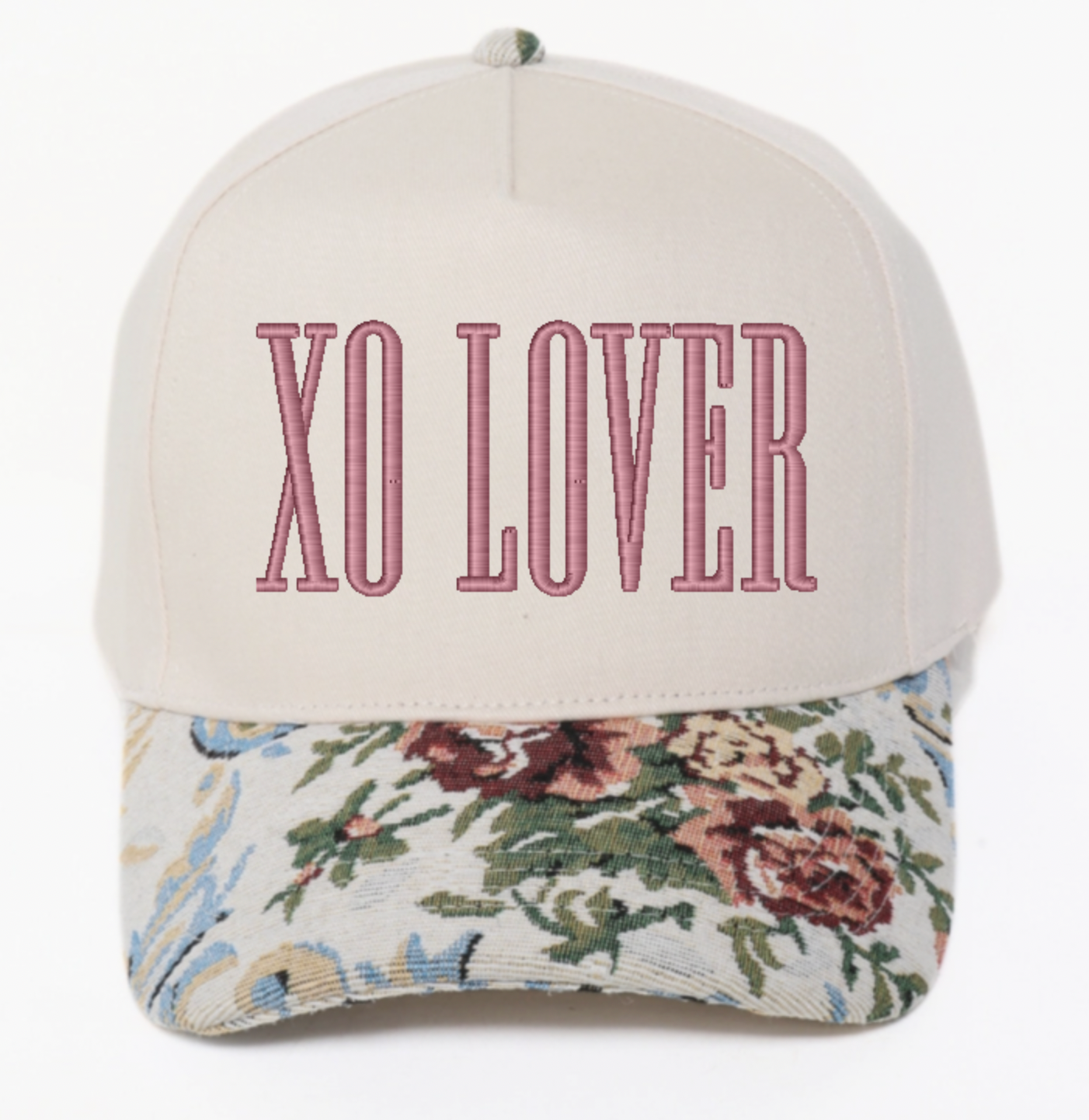 XO LOVER puff - floral hat