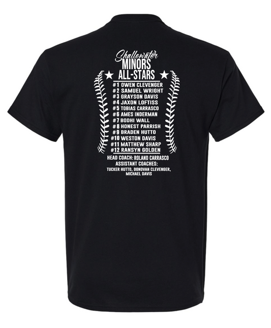 MINORS - ALL STARS (roster on back)