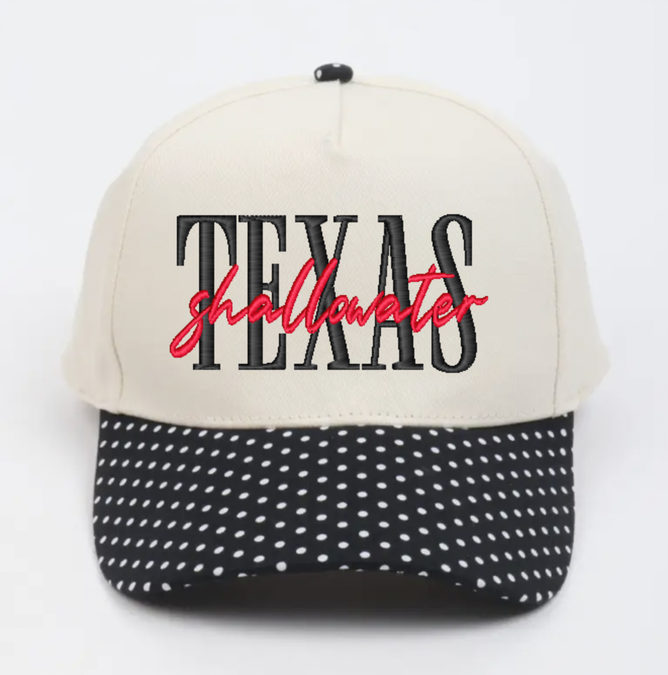 Shallowater - polka dot hat