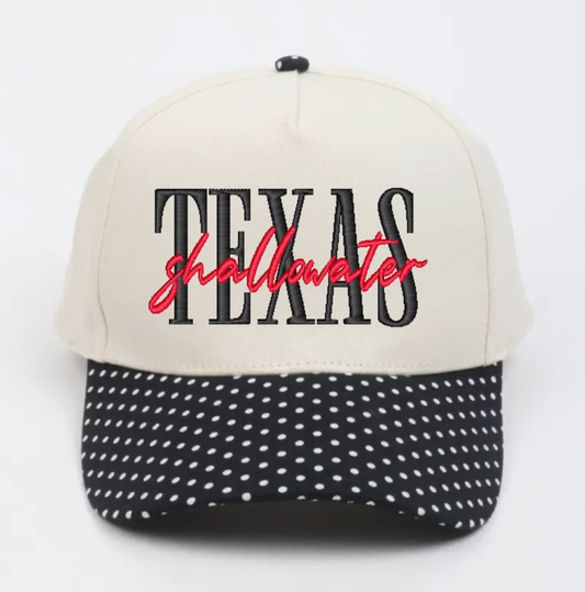 Shallowater - polka dot hat