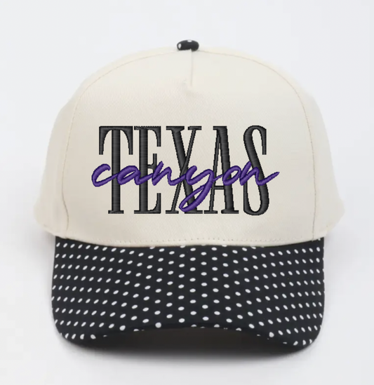 Canyon - polka dot hat