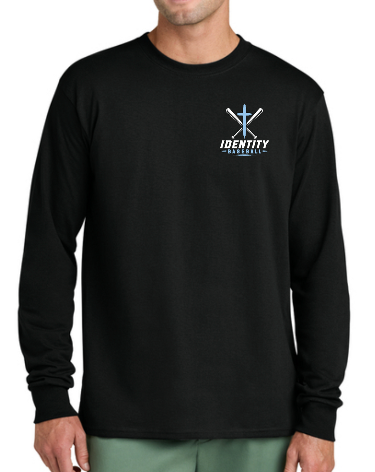Identity Baseball - Built on Faith BACKSIDE