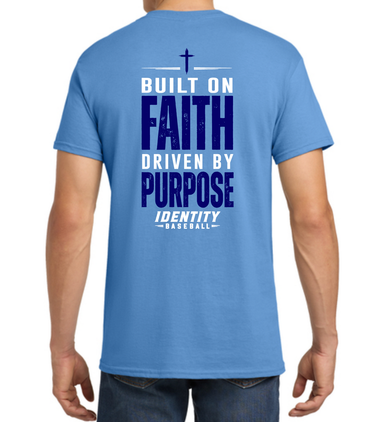 Identity Baseball - Built on Faith BACKSIDE