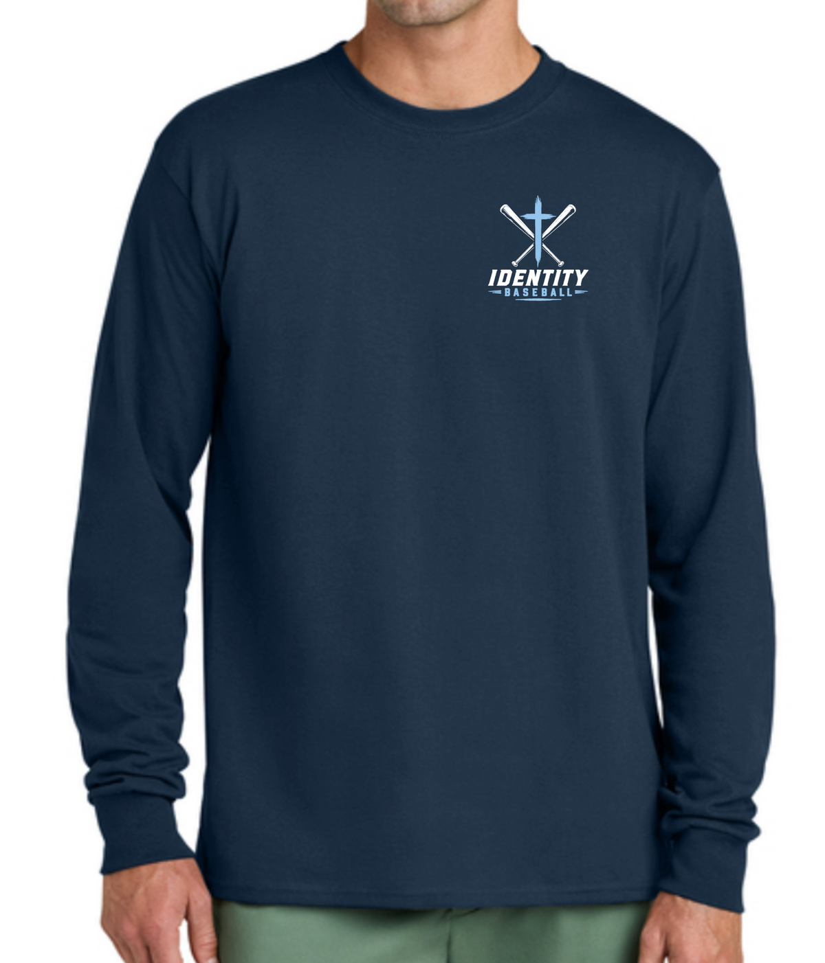 Identity Baseball - Built on Faith BACKSIDE