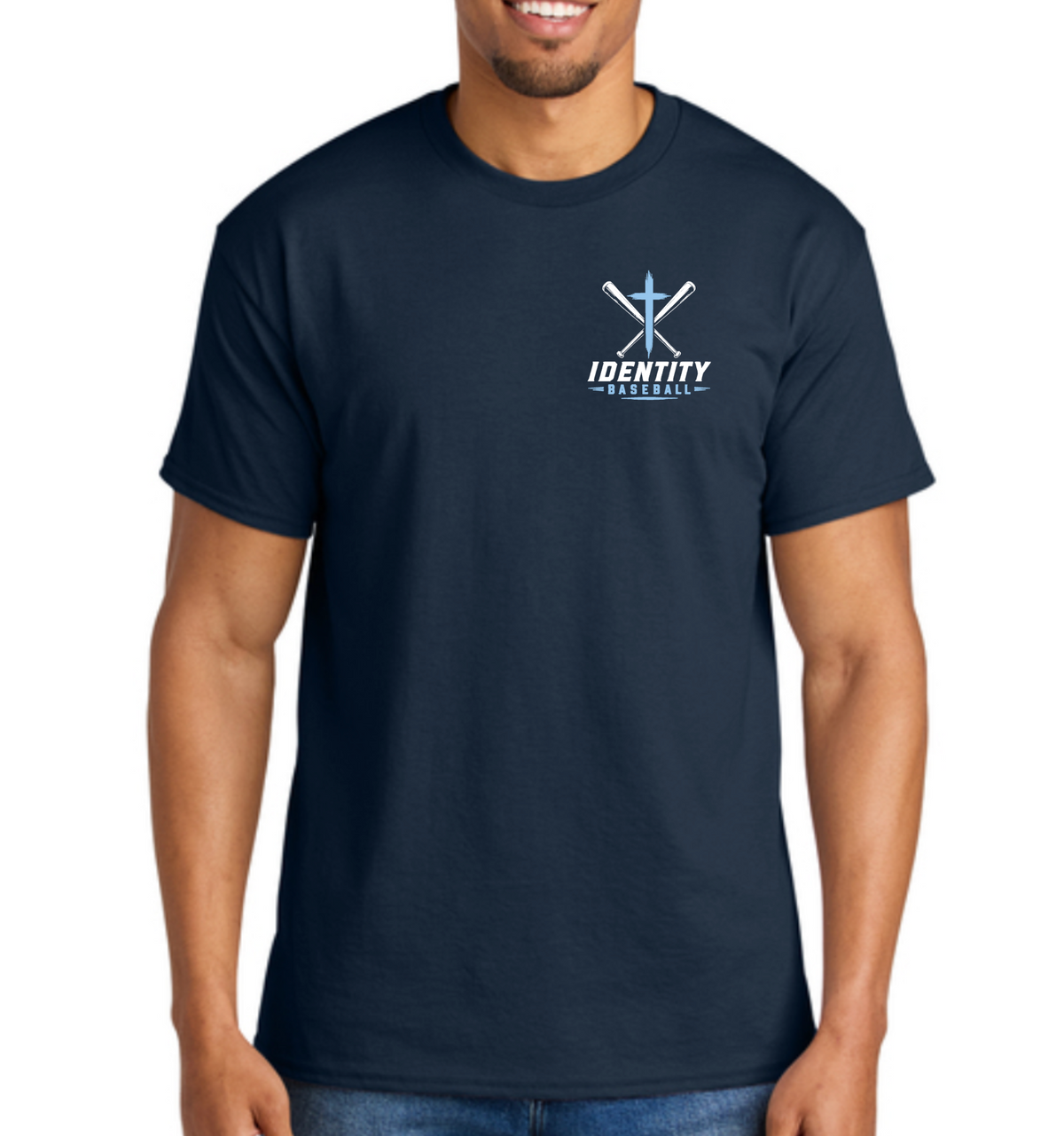 Identity Baseball - Built on Faith BACKSIDE
