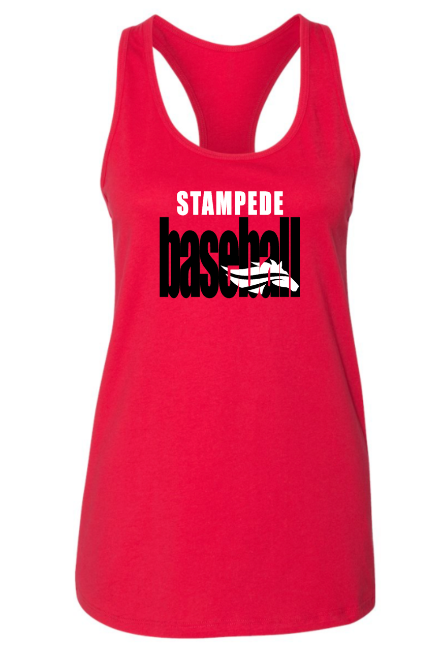 Stampede baseball silhouette